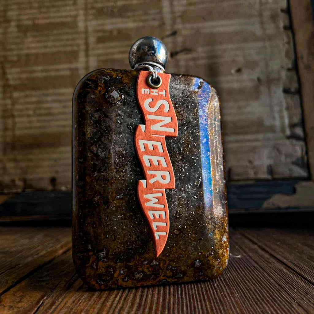 Initial Whiskey Flask