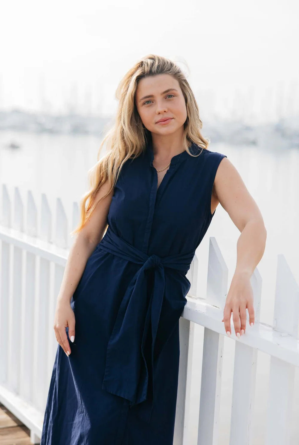 Navy Marilyn Dress