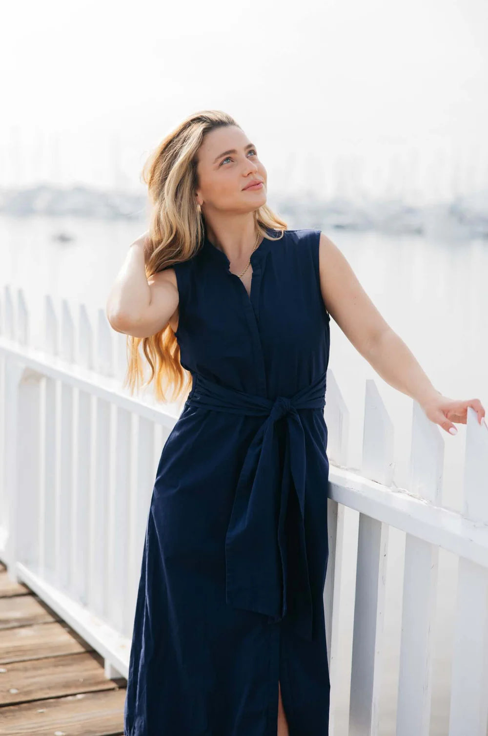 Navy Marilyn Dress