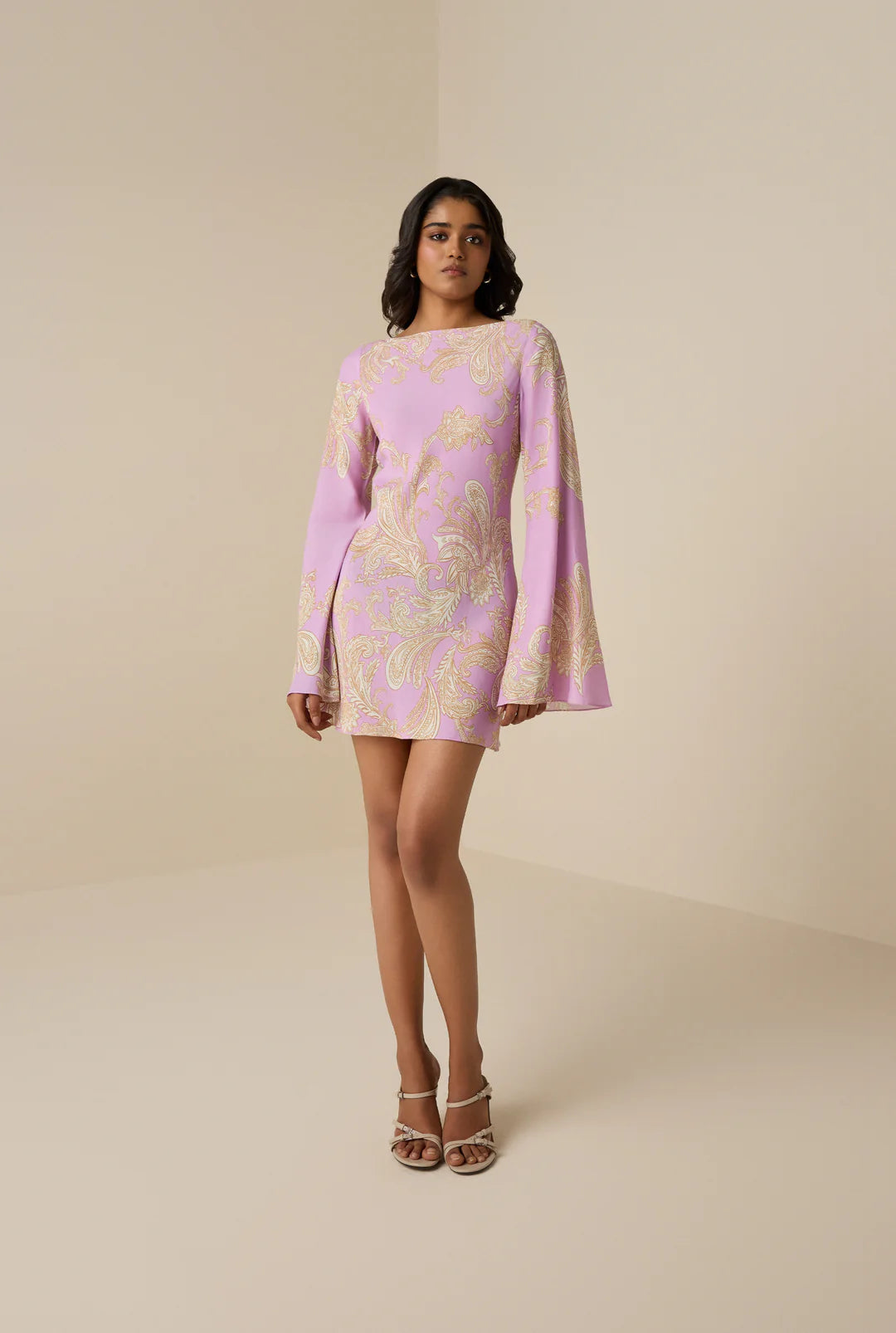 Jiah Crepe Short Dress