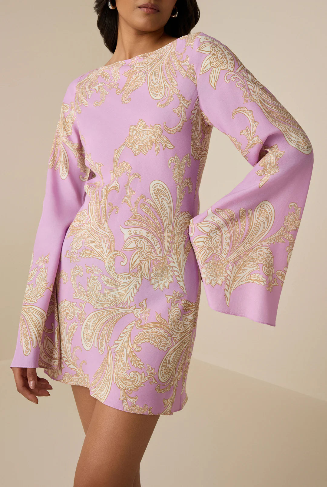 Jiah Crepe Short Dress
