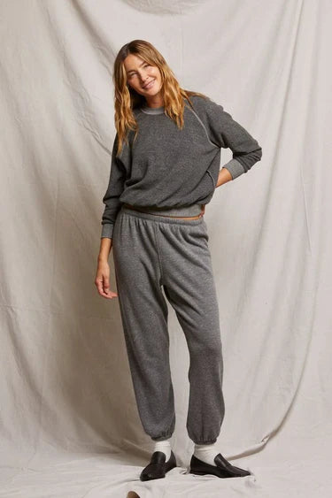 Heather Grey Reversible Sweatshirt