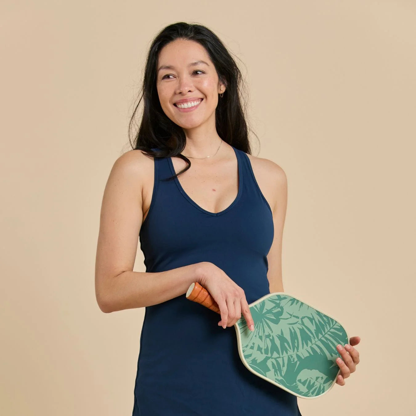 Navy Racerback Sport Dress