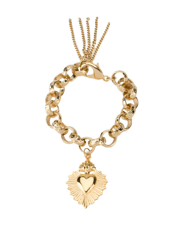 Gold La Reina Rolo Bracelet