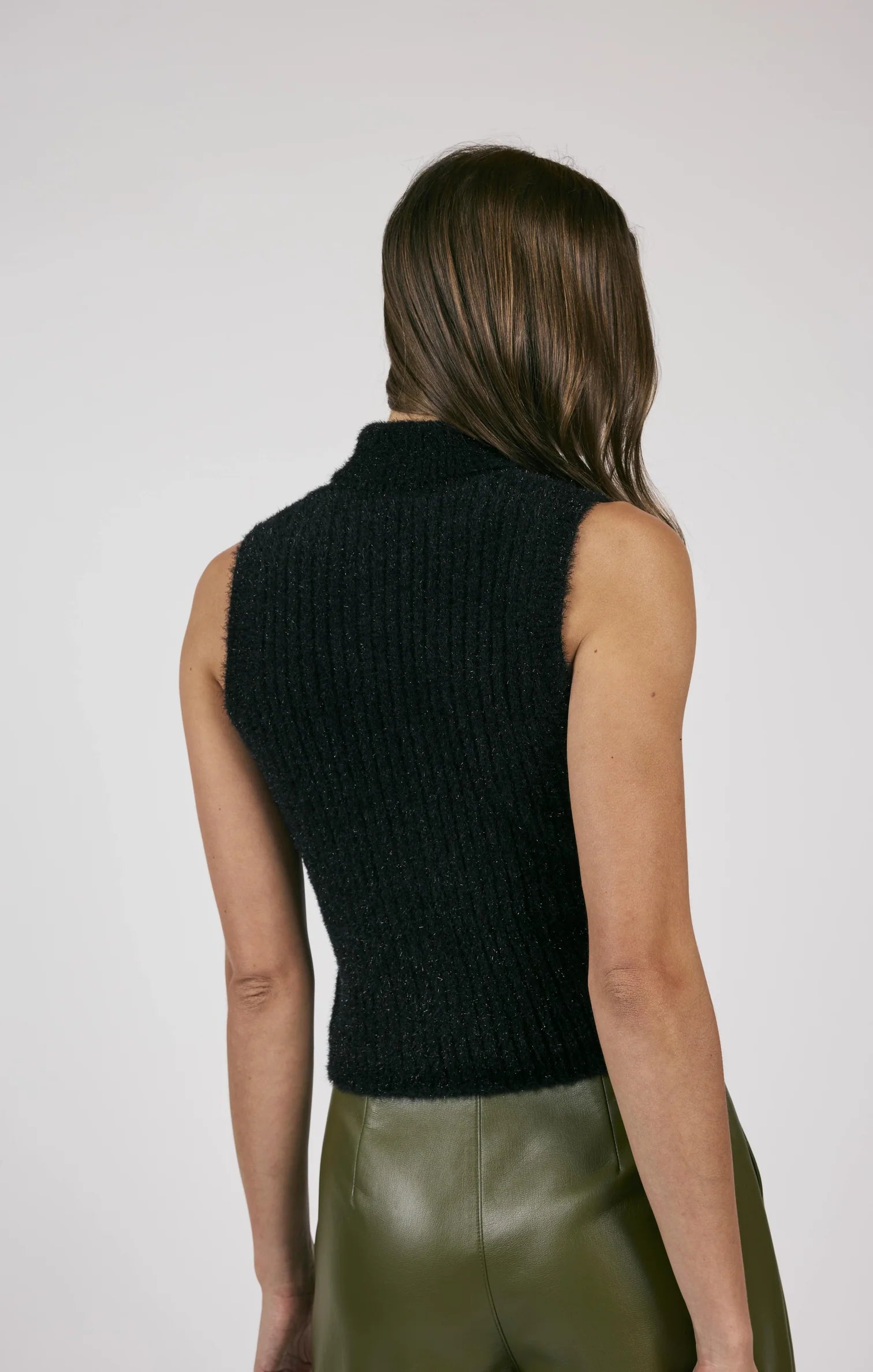 Black Britt Sweater Tank