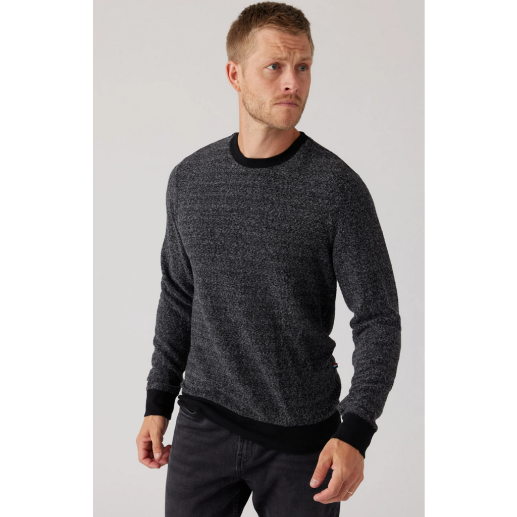 Black Brushed Boucle Pullover