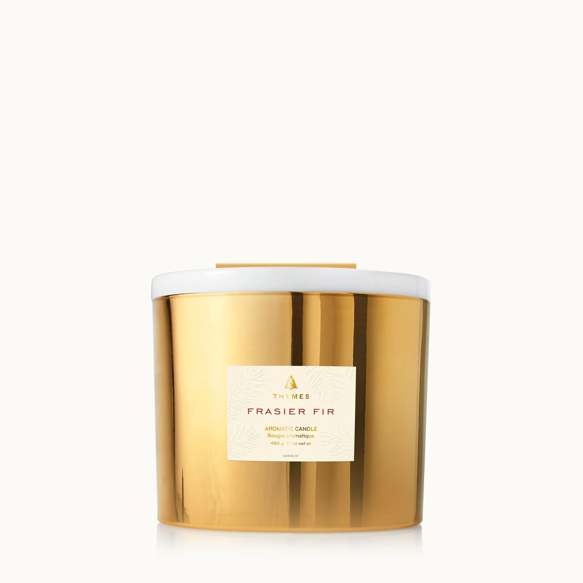 Frasier Fur Gilded 3 Wick Gold