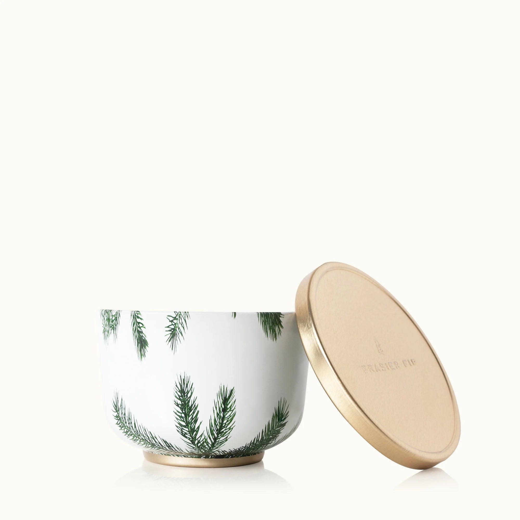 Fraiser Fur Candle Tin Gold Lid