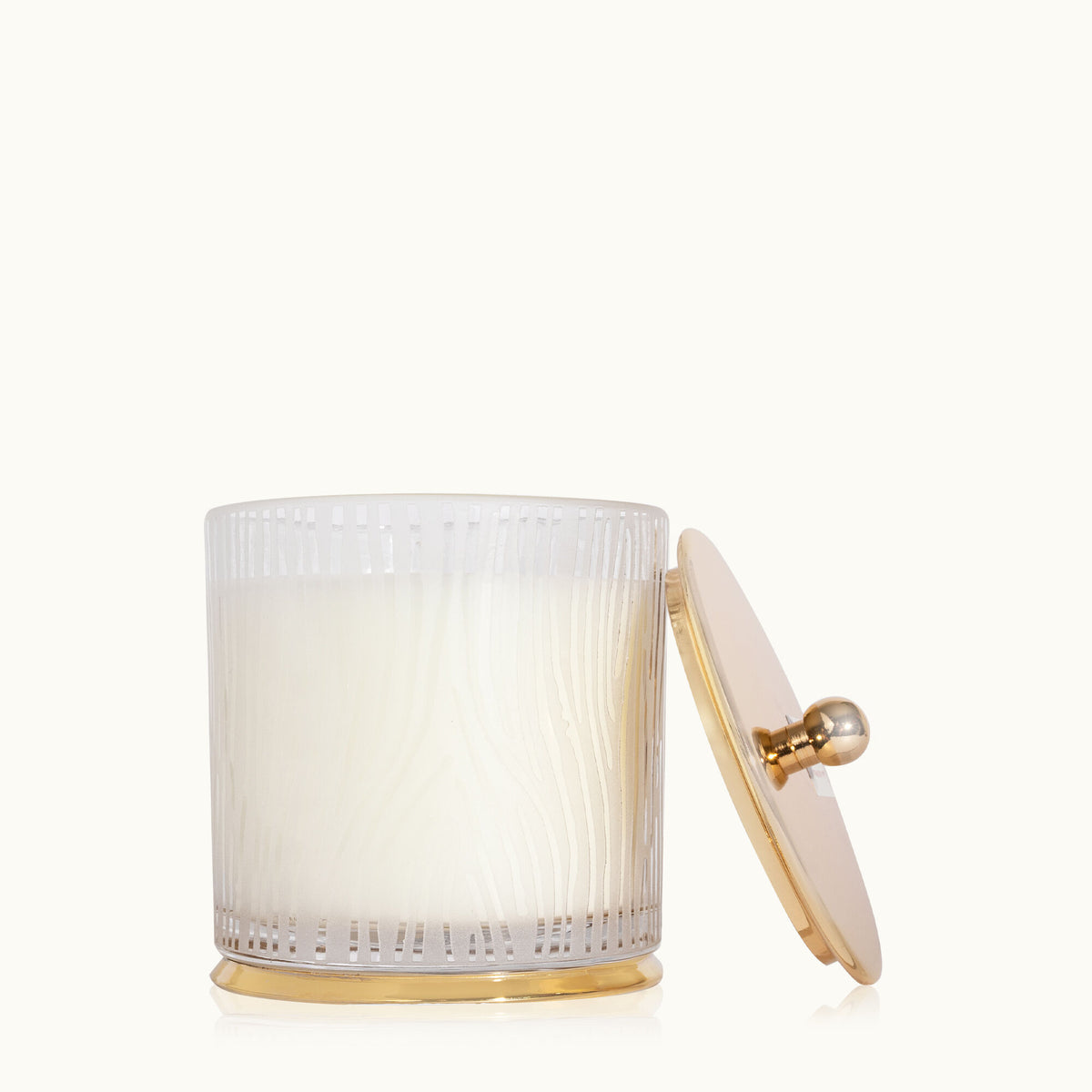 Large Frasier Fir Candle Frosted Wood Grain