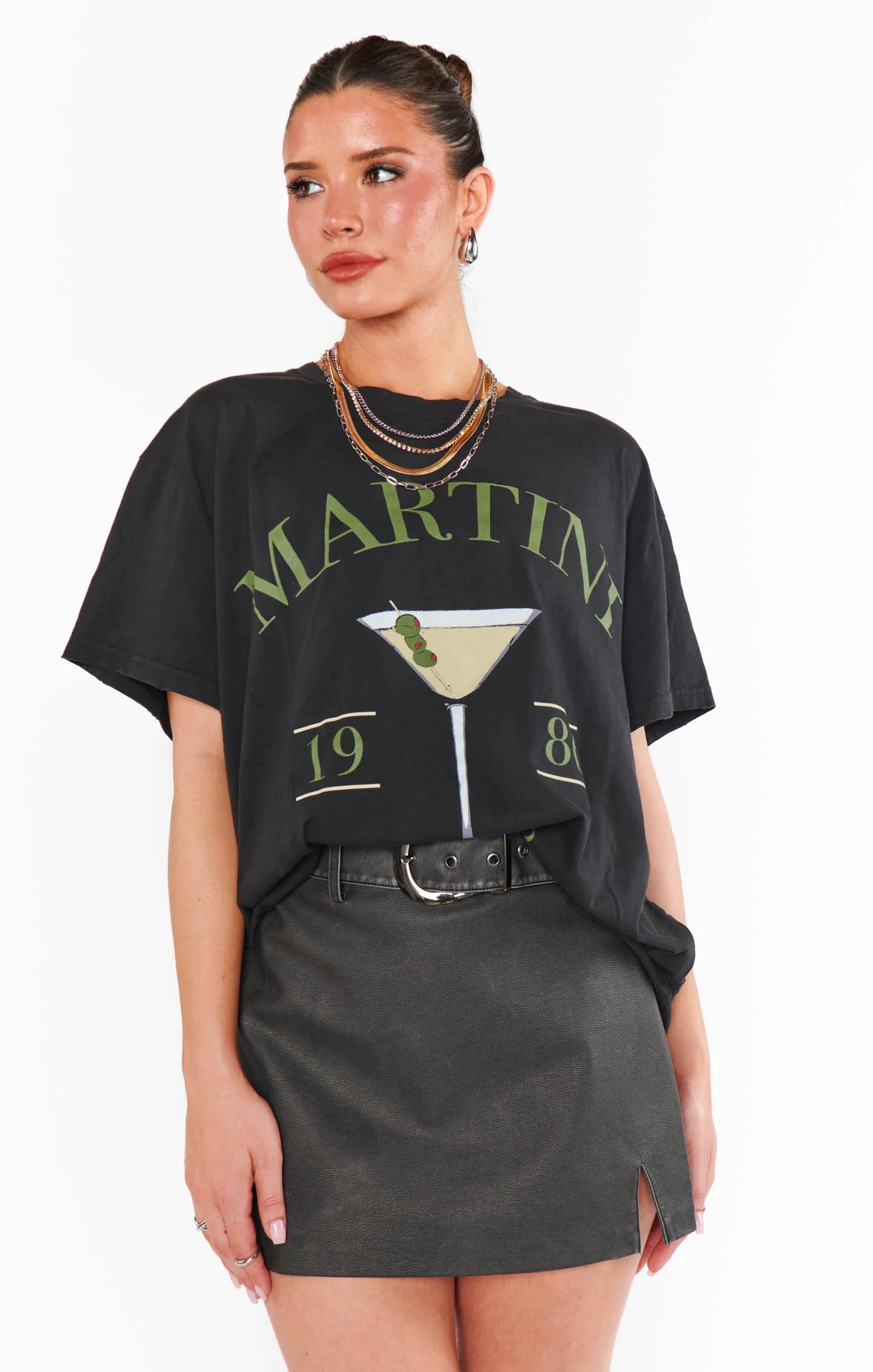 Black Tom Tee Martini