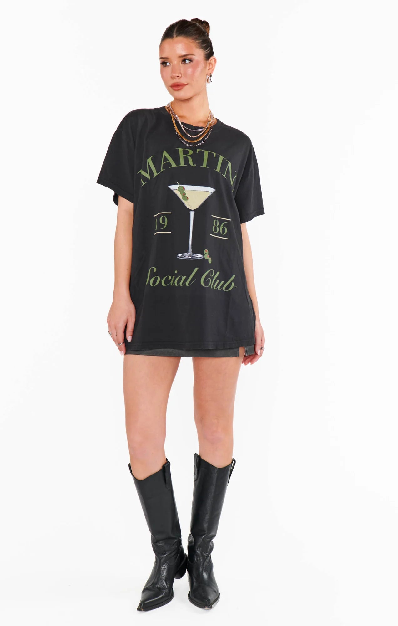 Black Tom Tee Martini