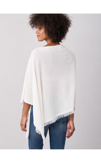 Cashmere Poncho Cream