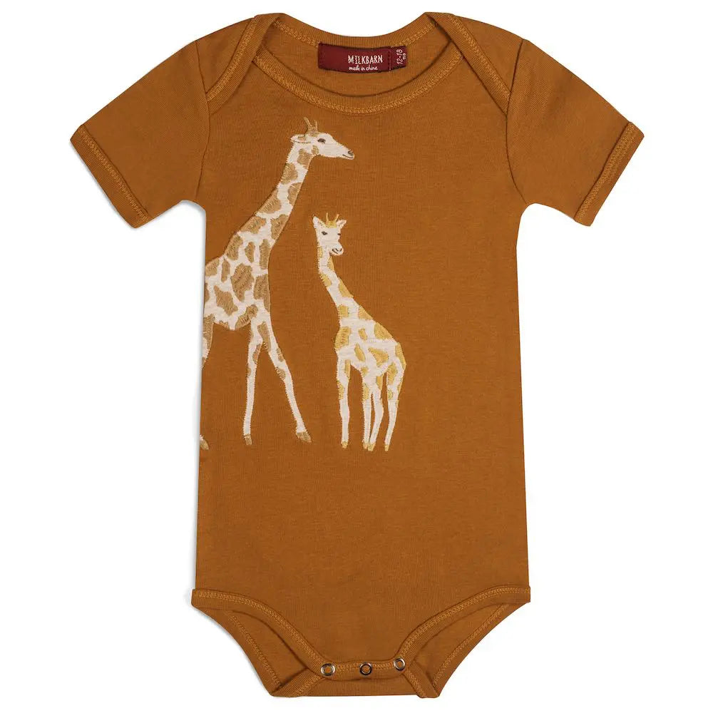 Giraffe Applique Onesie