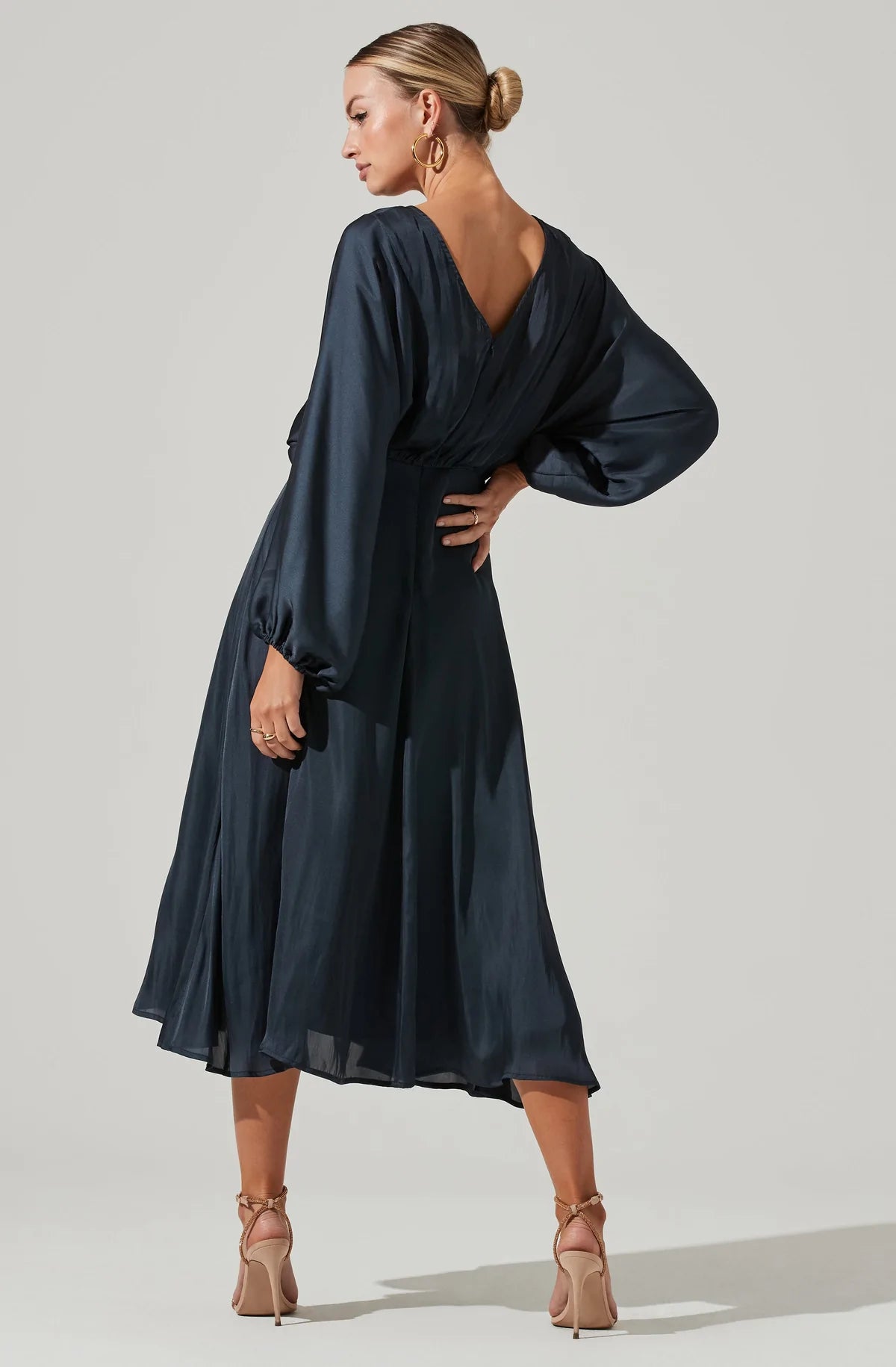 Midnight Blue Dolman Dress astr