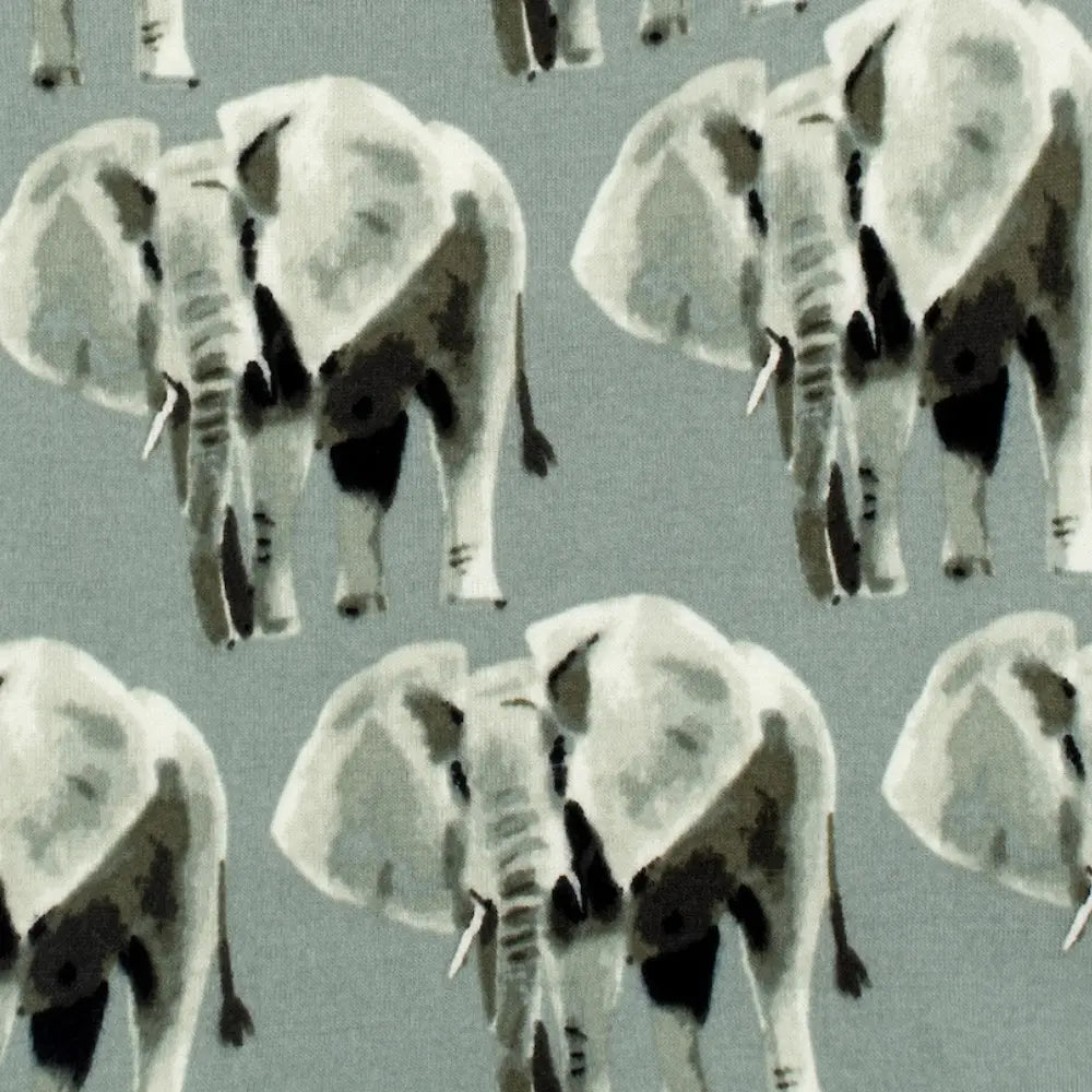 Grey Elephant Organic Kerchief Bib
