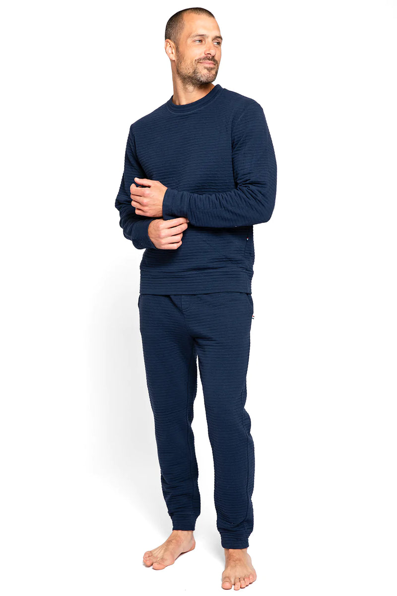 Textured Stripe Jogger