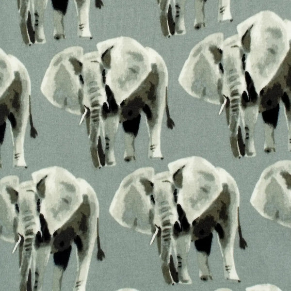 Grey Elephant Organic Burp Cloth