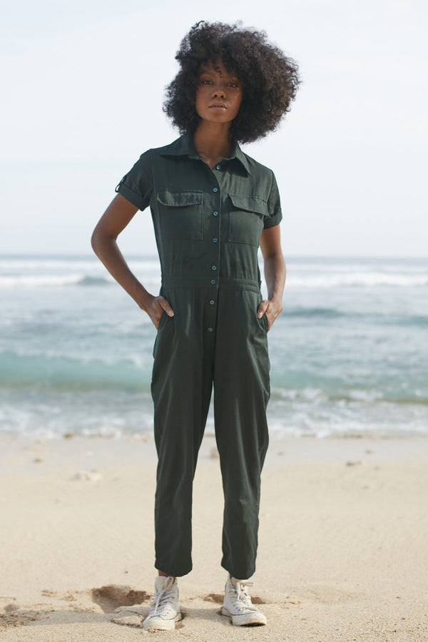 Worksuit Emerald Green