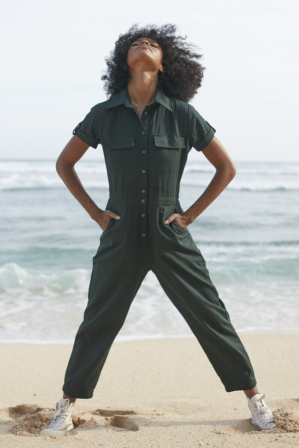 Worksuit Emerald Green