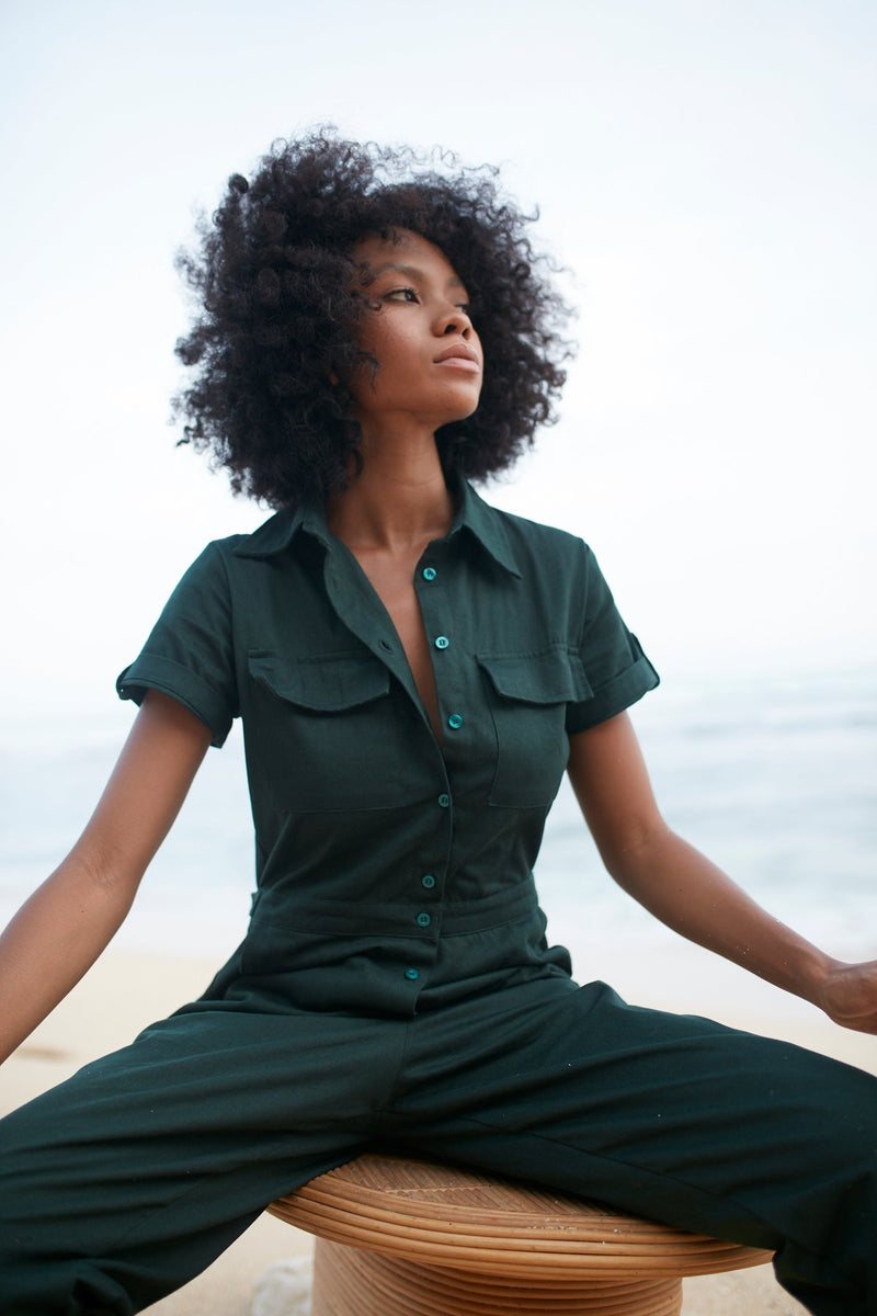 Worksuit Emerald Green