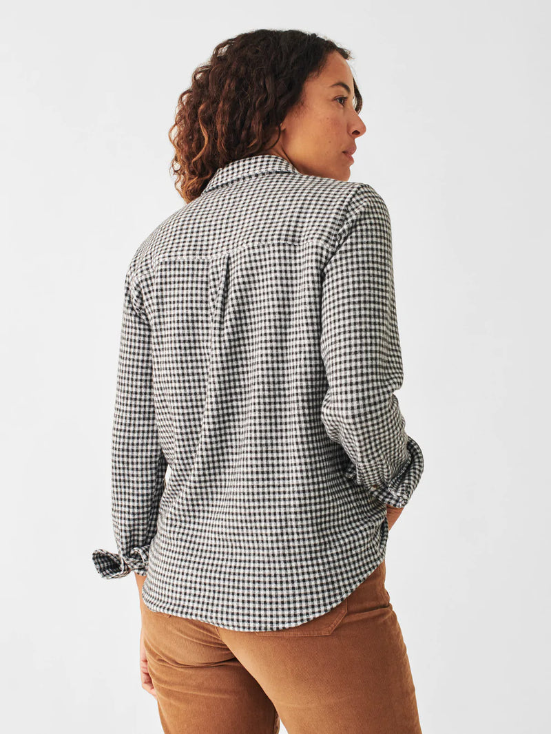 Gingham Legend Sweater Shirt – Whiskey  Leather
