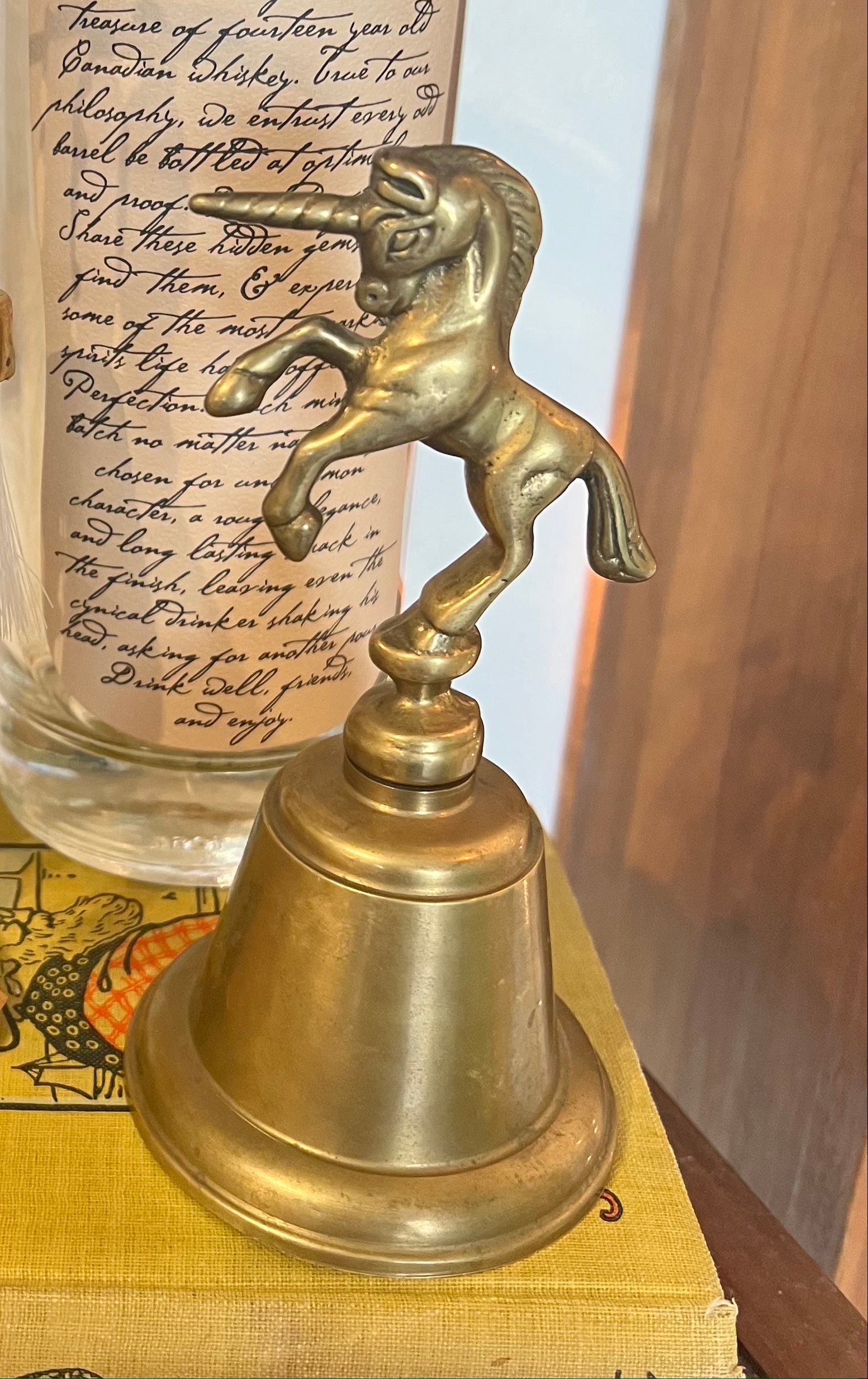 Unicorn Brass Bell