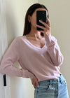 Rose Basic Organic V Neck