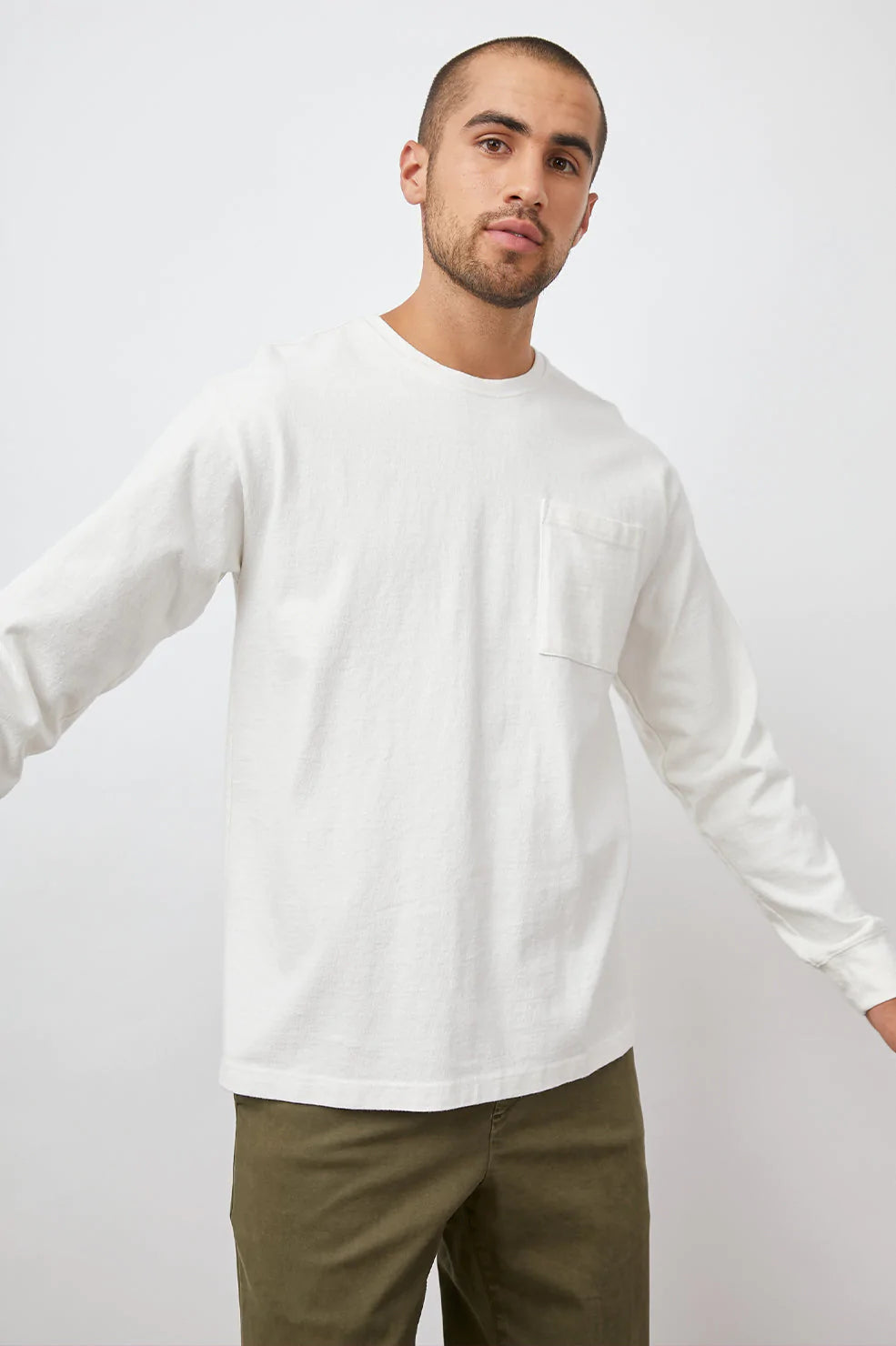 White Cyd Shirt rails