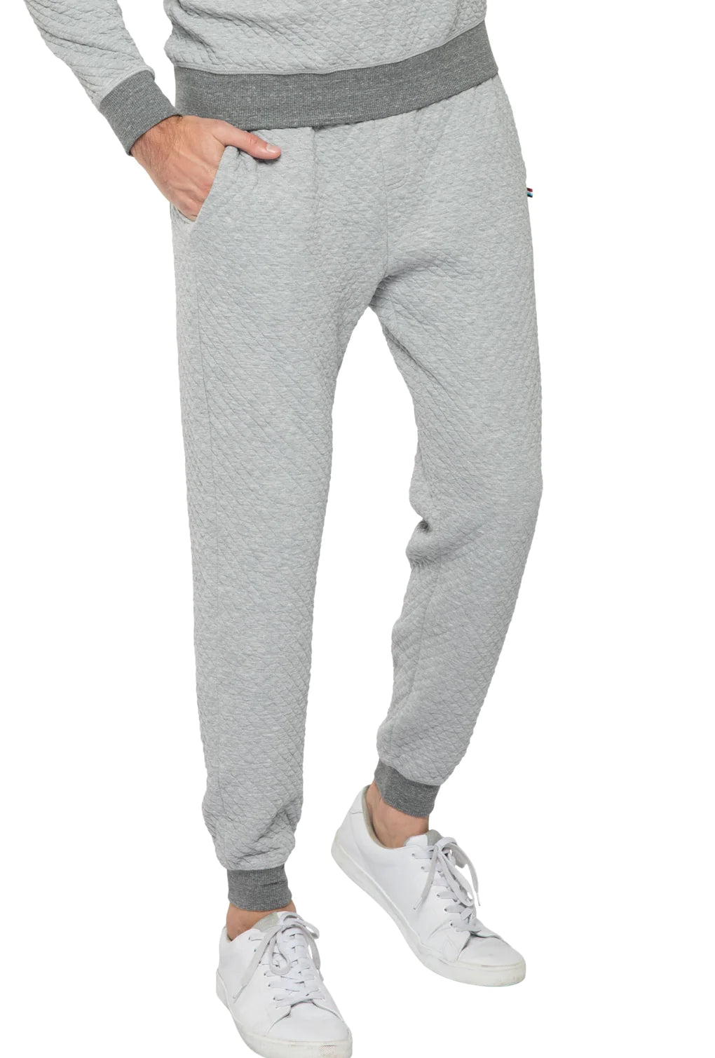 Heather Quilted Jogger