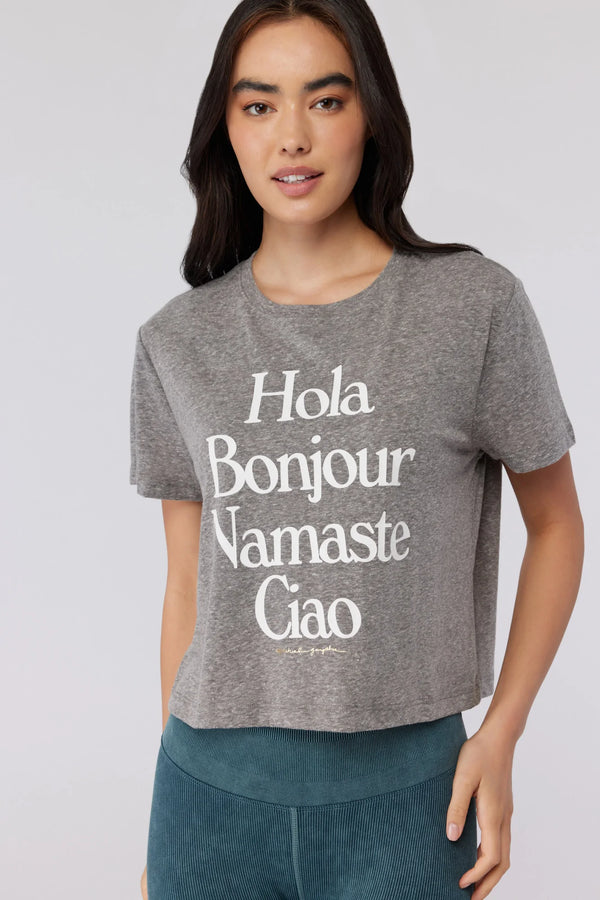 Hola Crop Tee