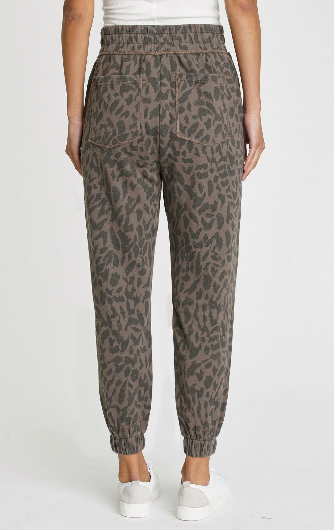 Wynn Sweatpant Jagged Leopard