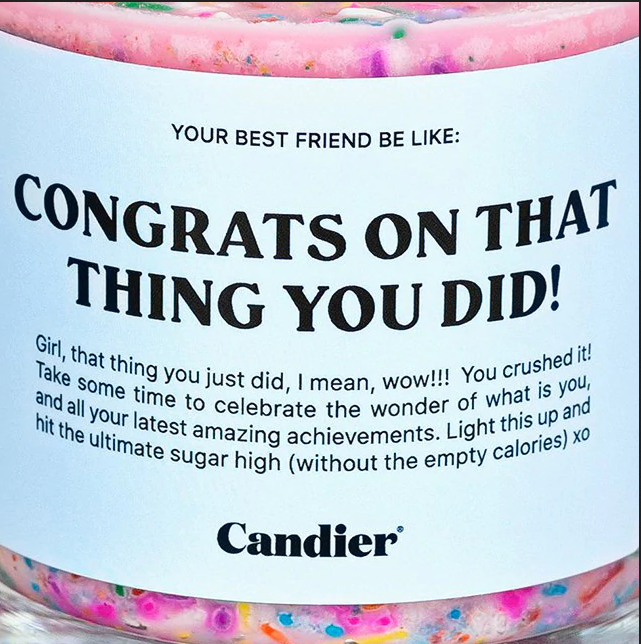 Congrats Candle