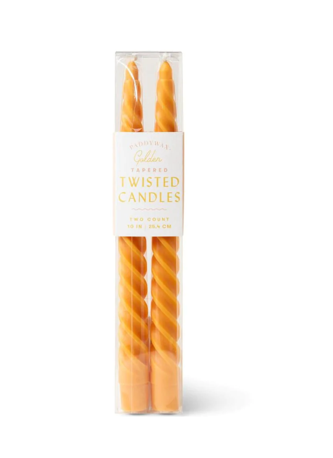 Twisted Taper Golden Candles