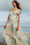 Cream Floral Lei Lei Gown
