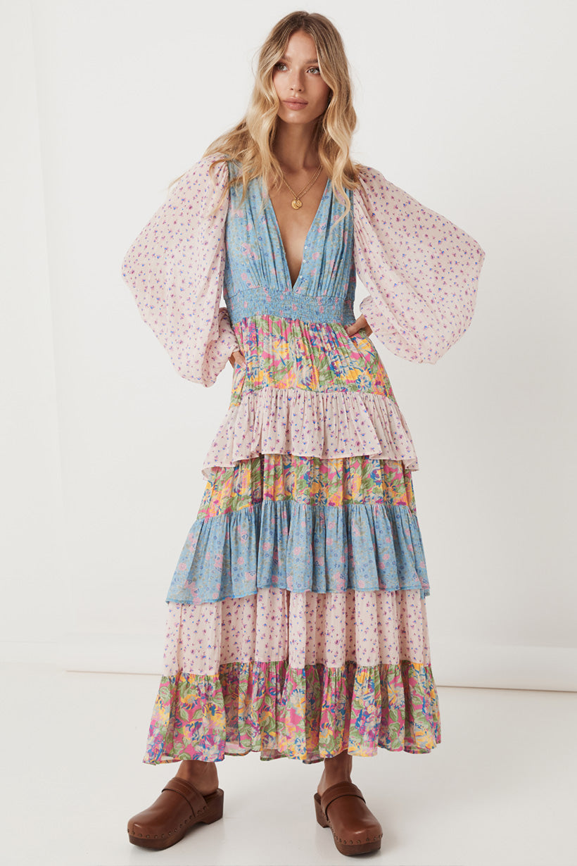 Dolly Ra Ra Gown Patchwork