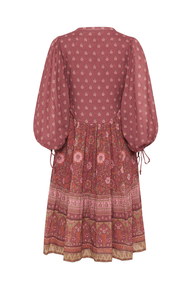 Utopia Tunic Mini Dress Berry