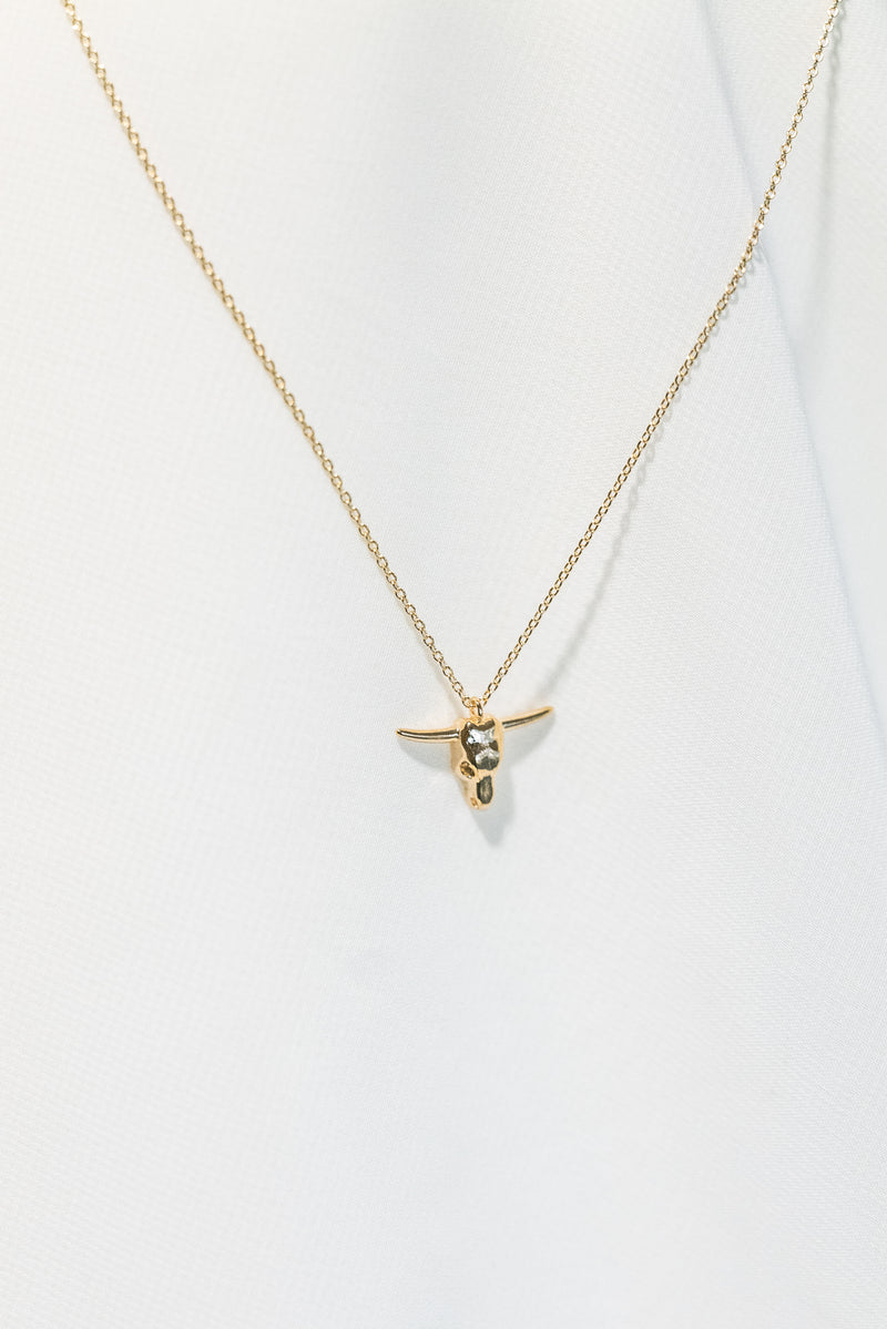 Steer Skull Necklace