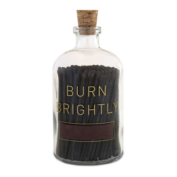 Burn Brightly Matches - Whiskey & Leather