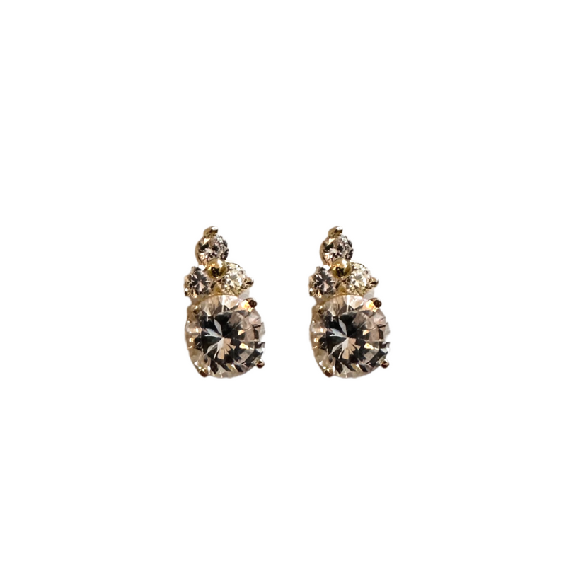 Cluster CZ Studs