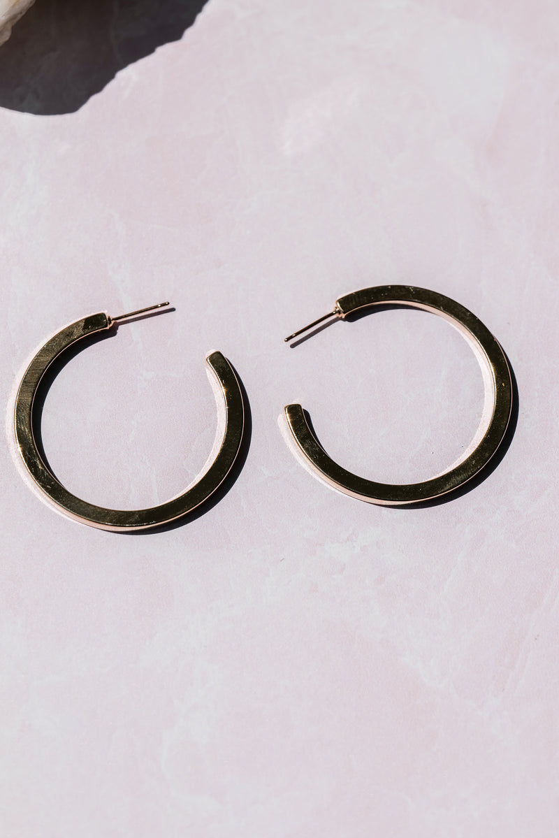 Elevated Gold Hoops