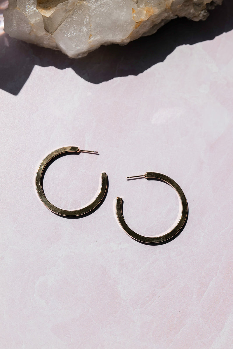 Elevated Gold Hoops