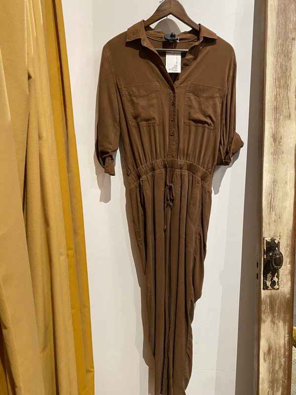 Golden Topaz Utility Jumpsuit