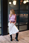 Orchid Smocked Top
