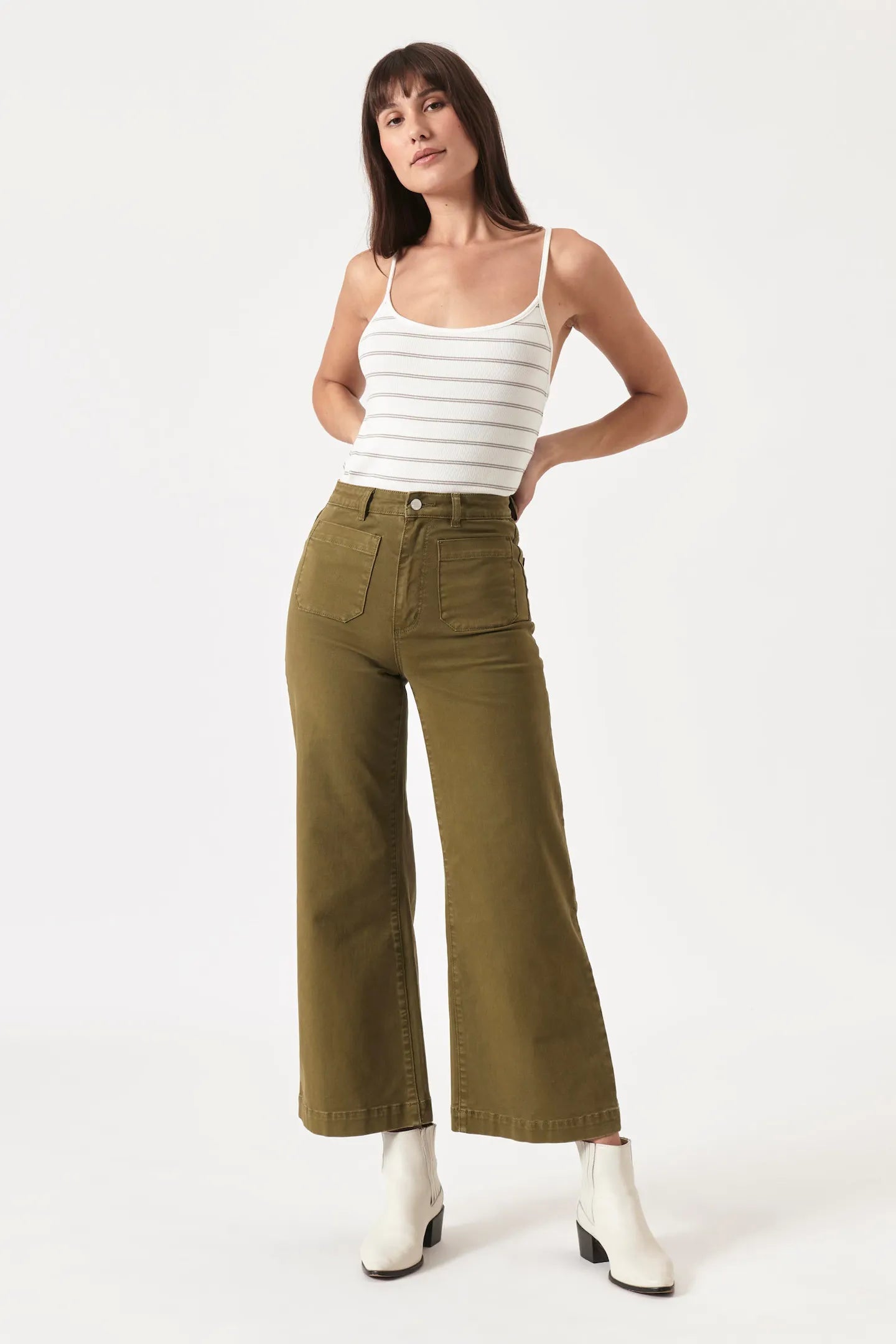 Army Green Sailor Jean